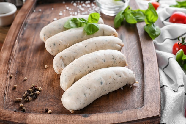 Biała kiełbasa z czego jest zrobiona?