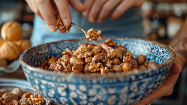 Jak zrobić domową granolę z orzechami i miodem?